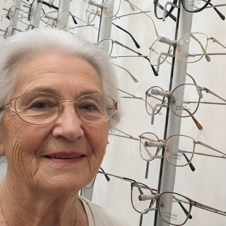 Achat lunettes pour sénior