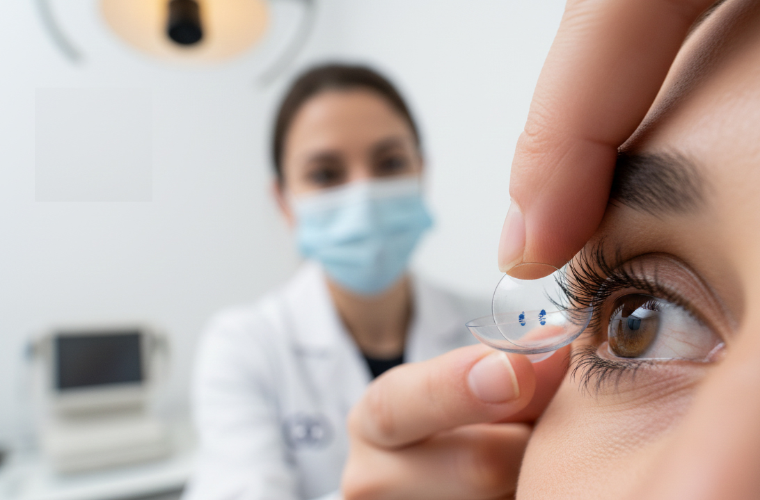 Apprendre a poser des lentilles gratuitement - Espace Vision