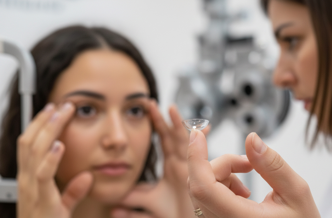 Apprendre a poser des lentilles gratuitement - Espace Vision